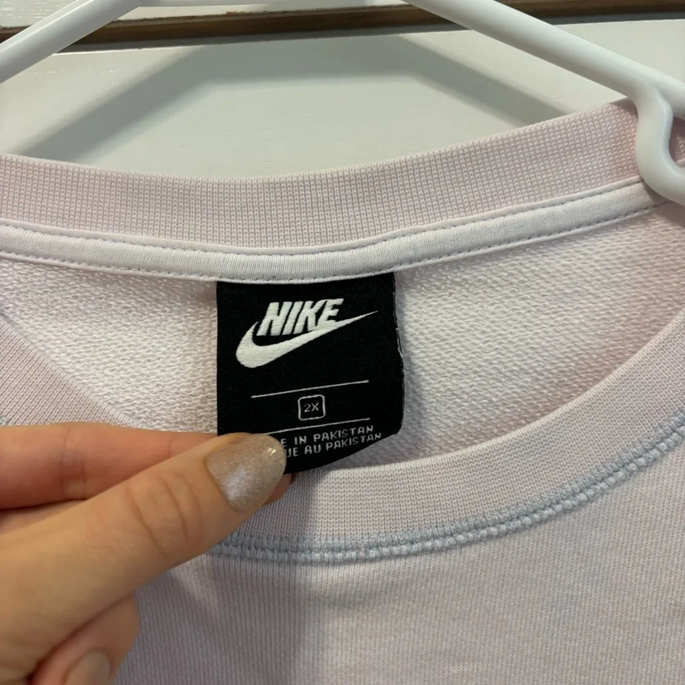Nike Pale Pink Logo Crewneck